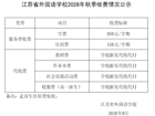 江苏省外国语学校2026年秋季收费情况公示
